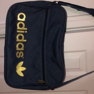 Adidas airline messenger tote bag